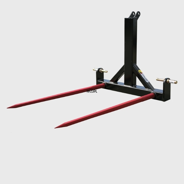 Himac Tractor Hay Forks - 2 Spears 3 Point Linkage