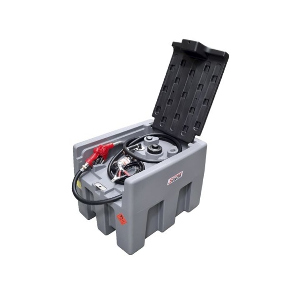 SILVAN 12V 200L Diesel Transfer Unit with lockable cover