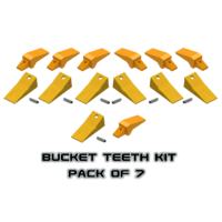 5KC3SB Keech Bucket Chisel Tooth, Adapter & Pin 7 Pack image