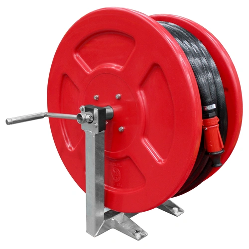Silvan 30m Heavy Duty Poly Fire Fighting Hose Reel