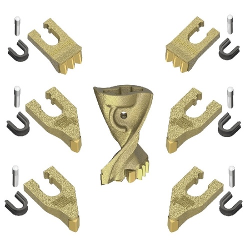 Auger Torque S4 Tungsten Auger Teeth &amp; Pilot Kit 