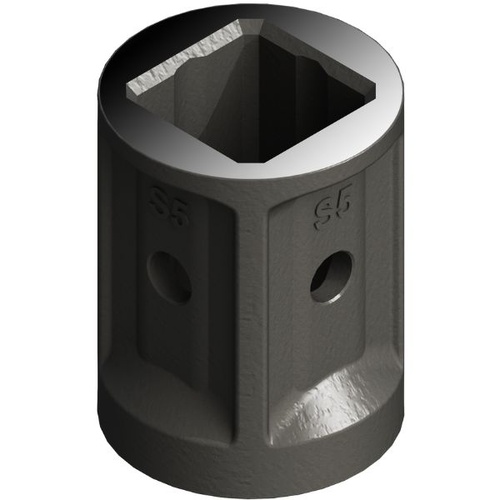 Auger Hub  - 75mm Square Female