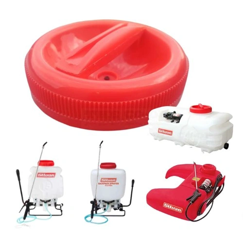 Silvan 382-004 Red Tank Lid with Handle