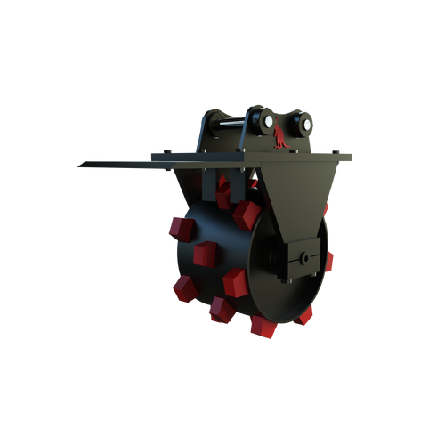 Roo Attachments 430mm Excavator Compaction Wheel