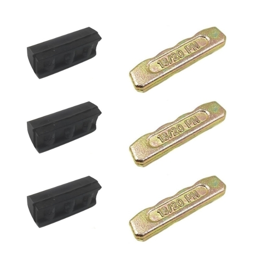 Esco Style E18-20 Pin &amp; Rubber Lock x 3