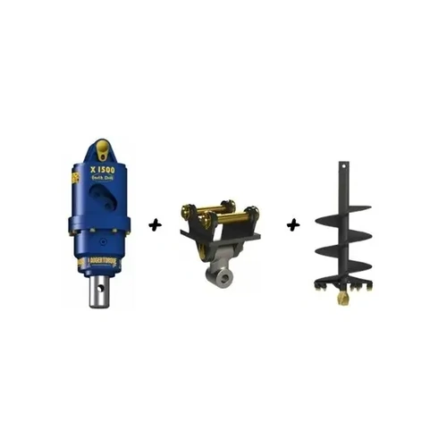 Auger Torque Earth Drill X1500 + 300mm Auger Package