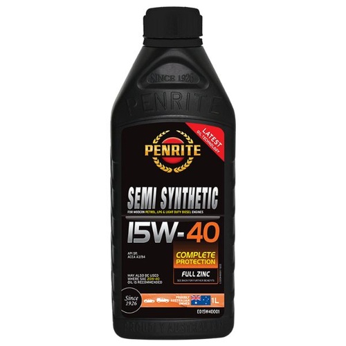 Penrite Semi Synthetic Engine Oil 15W-40 15W-40
