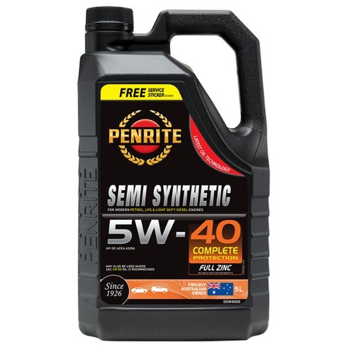 Penrite Semi Synthetic Engine Oil Everyday Plus 5W-40