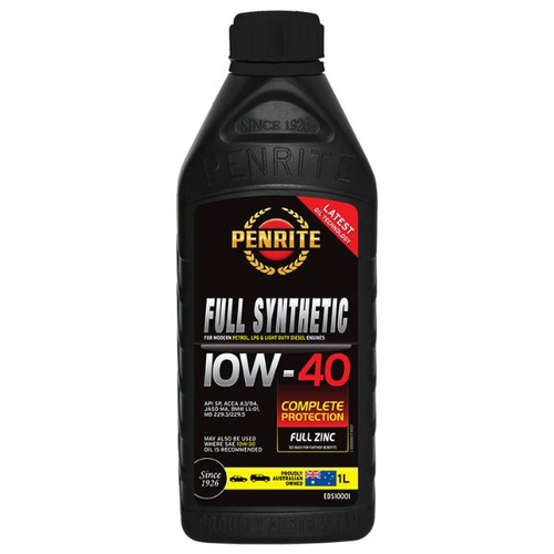 Penrite Full Synthetic Engine Oil 10W-40