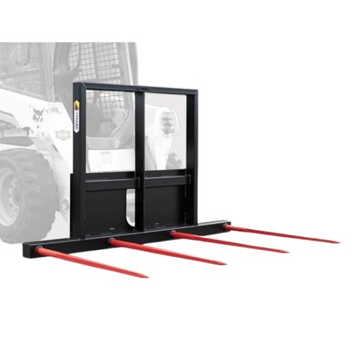 Himac Skid Steer Hay Forks - 4 Spears