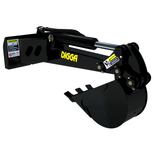 Digga Mini Loader Skid Hoe with 300mm GP Bucket