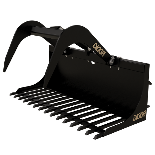 Digga 1200mm Mini Loader Rock Bucket &amp; Grapple 