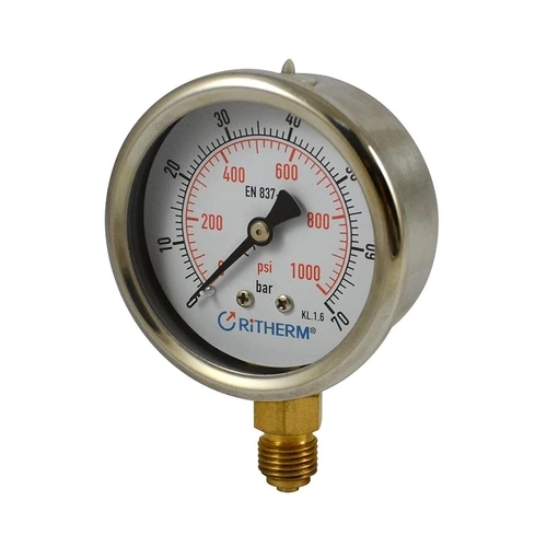 Ritherm Pressure Gauge (Bottom Mount)