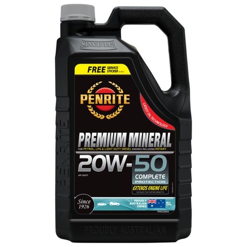 Penrite Premium Mineral Engine Oil 20W-50
