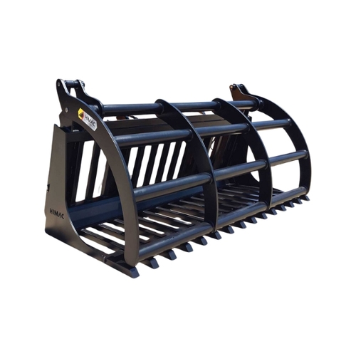 Himac Skid Steer Power Rake Grapple