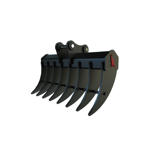 Roo Attachments 1150mm Excavator Stick Rake