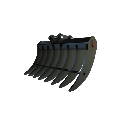 Roo Attachments 1200mm Excavator Stick Rake