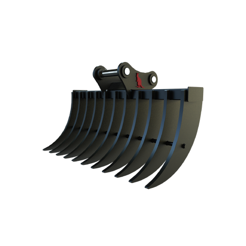Roo Attachments 1900mm Excavator Stick Rake
