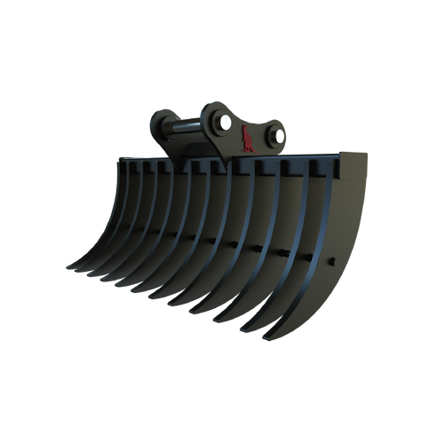 Roo Attachments 2000mm Excavator Stick Rake