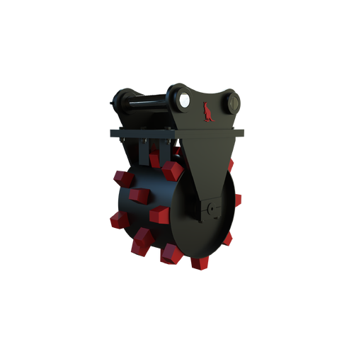 Roo Attachments 580mm Excavator Compaction Wheel