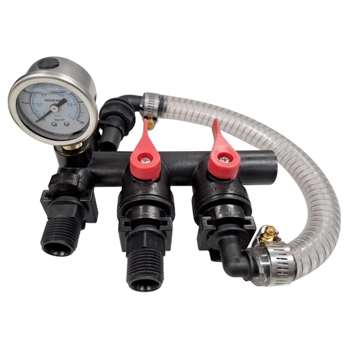 Silvan Aquatec Smoothflo Pump Pressure Regulator Manifold &amp; Gauge Kit 