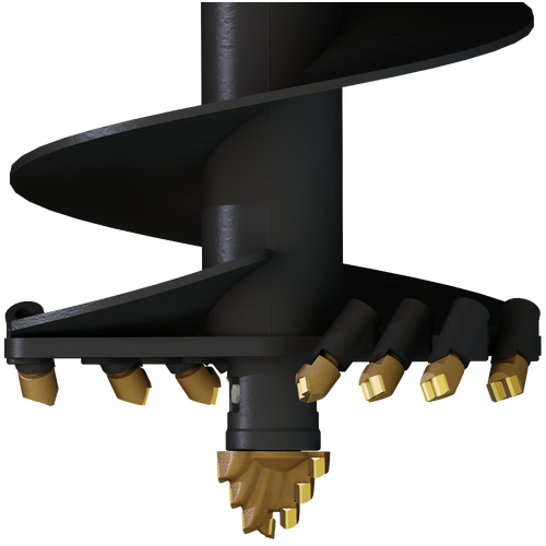 Auger Torque S6 Rock Auger - 75mm Square Hub