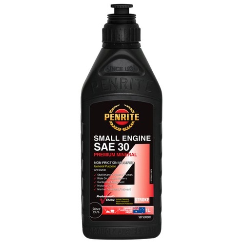 Penrite Small Engine 4 Stroke SAE 30 (Mineral) 