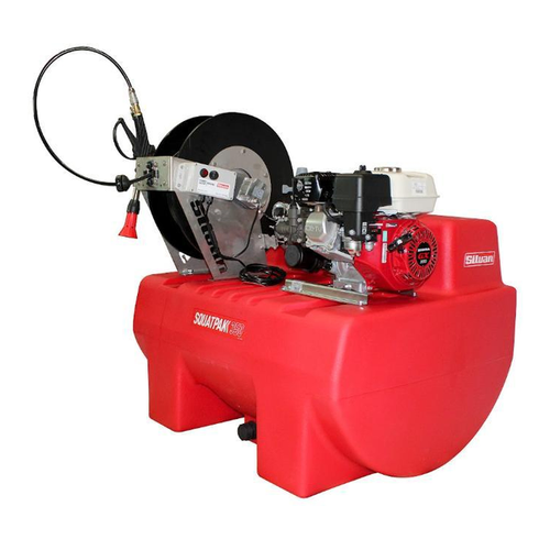 Silvan TP350-34-3 350L Motorised Squatpak with 50m Easyroll Hose Reel